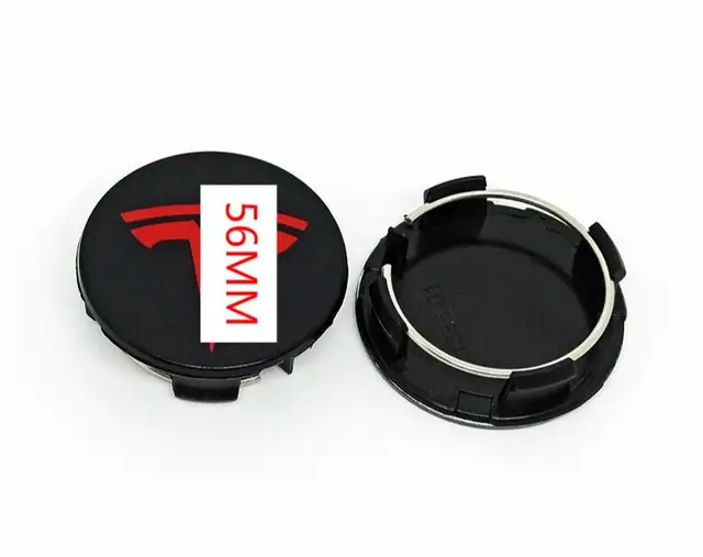 56MM 4PCS 25PCS 29PCS Wheel Center Hub Caps for T-es la Model 3/SX Y Center Cap Set & Wheel Lug Nut Cover Kit T esla Decorations 4PCS Black Red