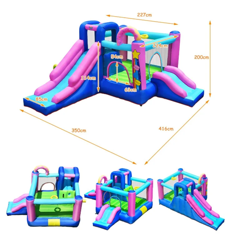 

Bouncy castle trampoline, children's entertainment