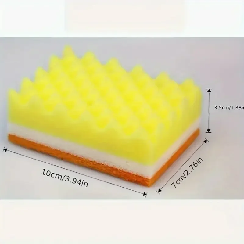 Dubbelsidig melaminsvamp och skursvamp för disk_voghion.com