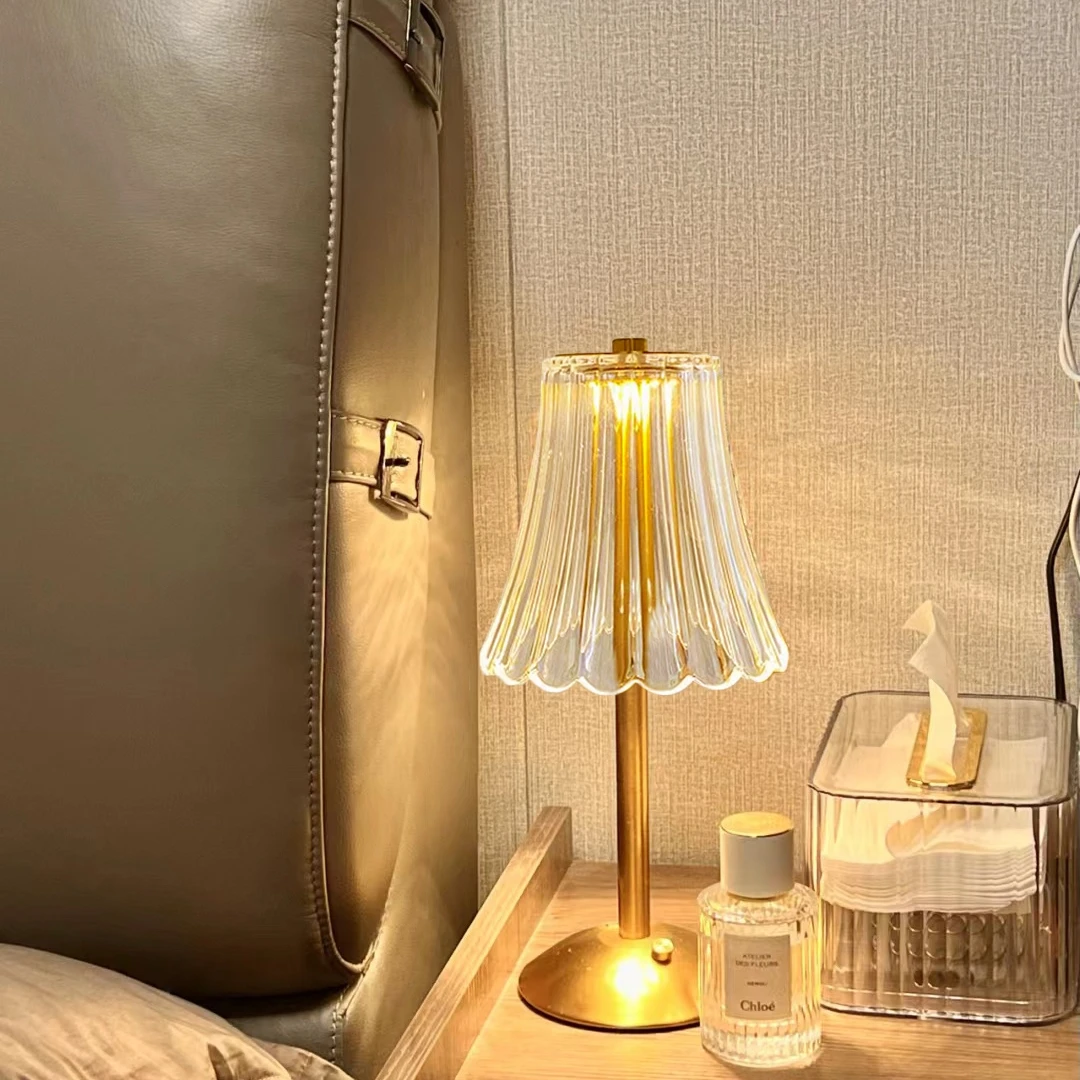 Bar Touch Table Lamp Rechargeable Wireless Desk Lamp Portable Bedroom Night Light LED Decor Lights for Coffee Hotel Restaurant table lamp led night lamp