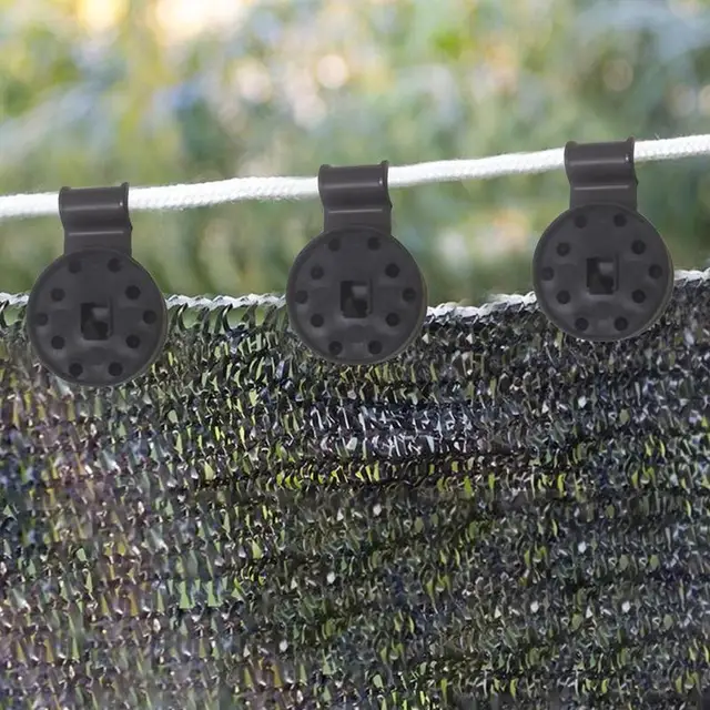 Árnyékoló Kendő Klip Kerek Napellenző Bilincs Markolat Szerelők Rögzítő Az Üvegházhatású Műanyag Grommet Kerítés Háló Beépítő Horog - Image 3