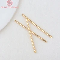 (1902)10 pièces 35x2MM 50x2MM 24K couleur or tiges en laiton connecteur breloques pendentifs haute qualité bijoux à bricoler soi-même résultats accessoires 5
