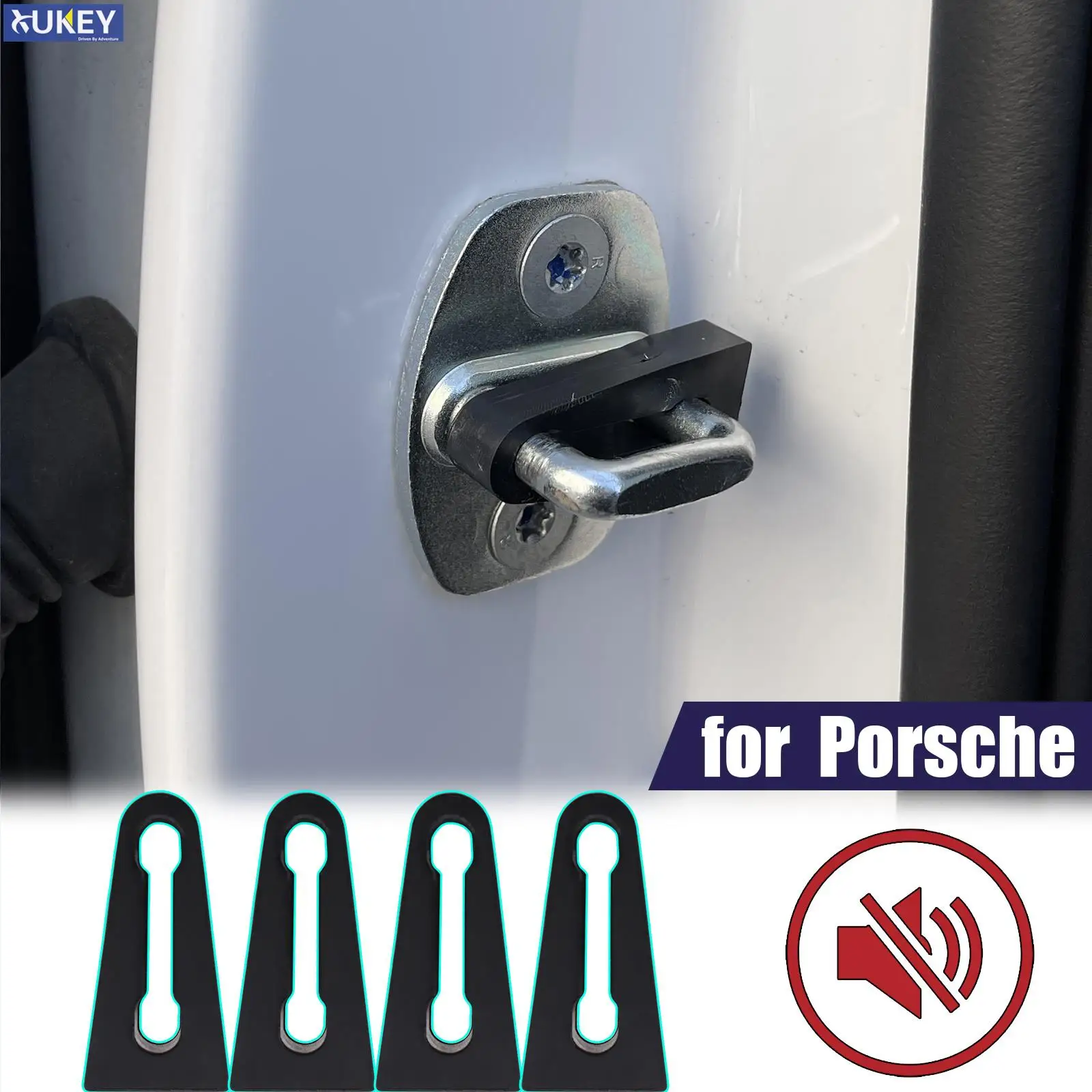 Serranda Tampone Serratura Per Porsche Macan Cayman Cayenne Boxster 981 987 Isolamento Insonorizzato Non Udenti Creaking Stopper Deadener