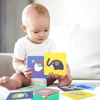 Baby Visual Stimulation Card Montessori Toys Black and White High Contrast Flash Cards Learning Educational Toys for Baby Gifts 4
