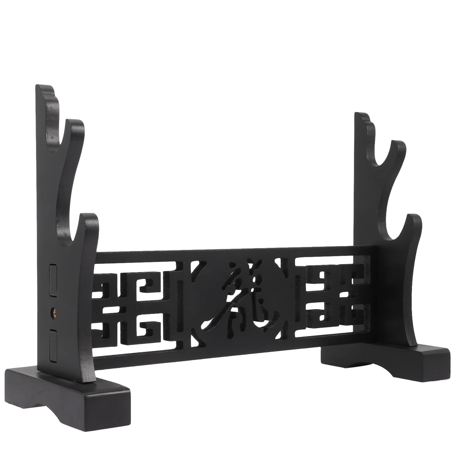 

Wooden Sword Bracket Decorative Sword Stand Desktop Sword Flute Displaying Rack