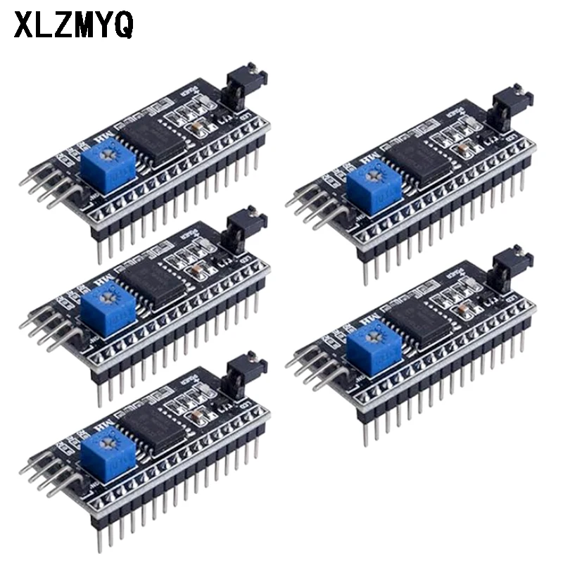 Модуль преобразователя ЖК-дисплея PCF8574, 5 шт., IIC I2C LCD1602 2004, последовательный интерфейс IIC, адаптер 5 В для Arduino Robort, запчасти «сделай сам»