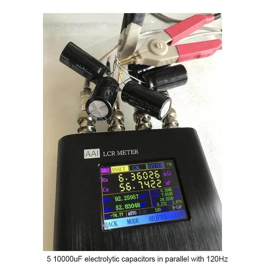 0.05% LCR    긮 ǰ ׽, 50Hz-100/200/300khz PCB ¶ º ׽ + 2000mAh ͸