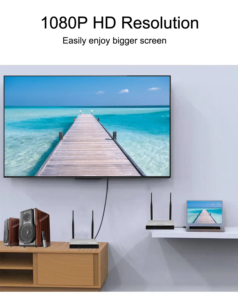 200M KVM  HDMI Extender  ۽ű ű ȭ  ġ й, PS4 STB ī޶ PC-TV 