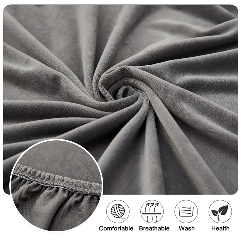 Velvet Sofa Seat Cover Cushion Cover For Living Room Thick Soft Stretch Sofa Covers Washable Sofas Slipcover For Home Hotel 4