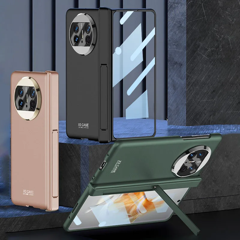 GKK Original Case For Huawei Mate X3 Case Magnetic Hinge Tempered Glass Film Protection Stand Hard PC Cover For Huawei Mate X3