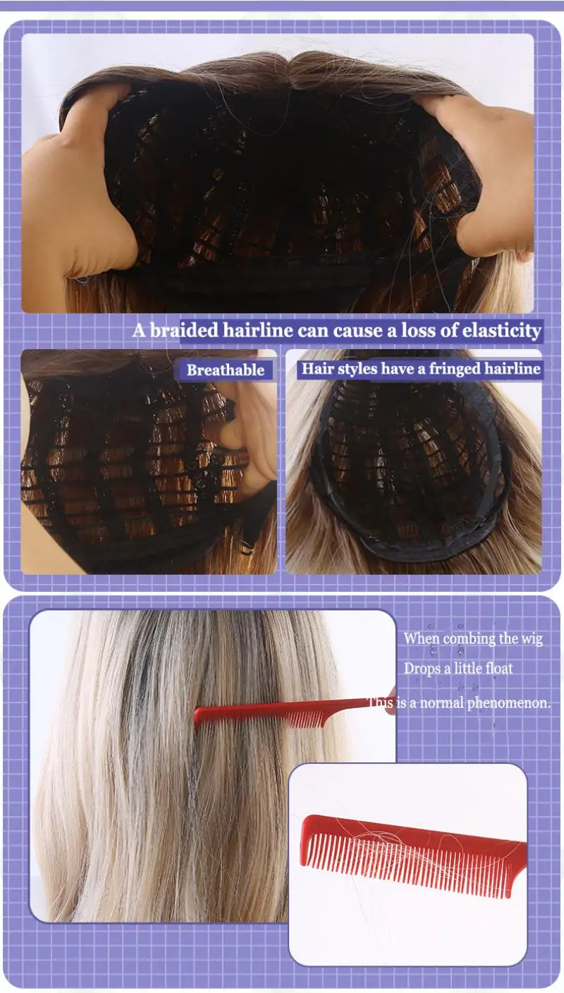 Anime Genshin Impact Wanderer Cosplay Perücken Kopfbedeckung 35cm Lange Simulierte Kopfhaut Dicke Gemischte Voluminöse Seidenperücken – Detail 6