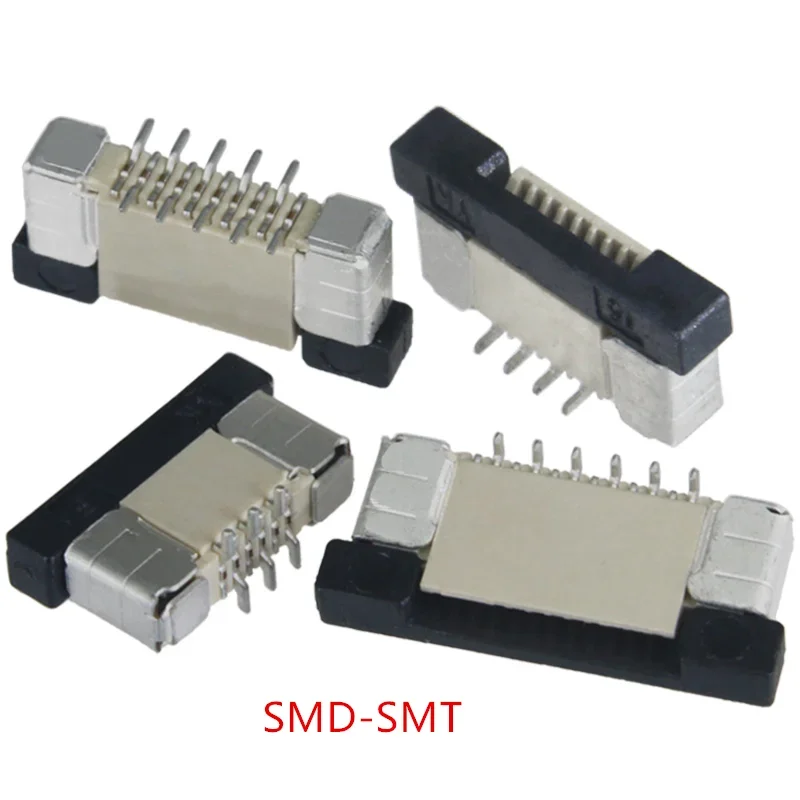 thumbnail image 1 of 10 piezas FPC FFC conector 0,5 mm 1,0 mm AWM 20624 80C 60V VW-1 cable plano PCB 4/5/6/7/8/10/12/14/16/18/20/26/30/32/36/40/50/60 pines, 1 of 5