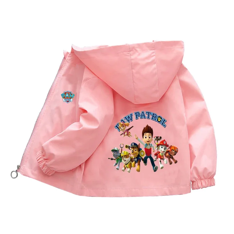thumbnail image 1 of Chaquetas con capucha de la Patrulla Canina para niñas y niños, abrigos deportivos para primavera y otoño de 1 a 10 años, prendas de vestir exteriores con dibujos animados, ropa informal para niños 20, 1 of 5