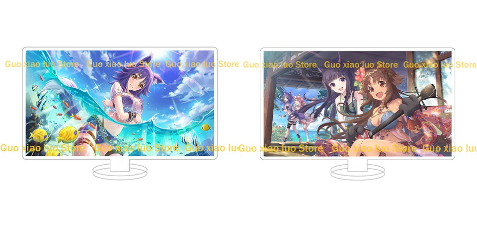 Prinzessin verbinden! Re:Dive Character Wallpapers Misogi Rima Anna Mitsuki Suzuna Kaori Mimi Kuuka Acrylständer Schreibtischdekoration Spielzeug – Detail 4