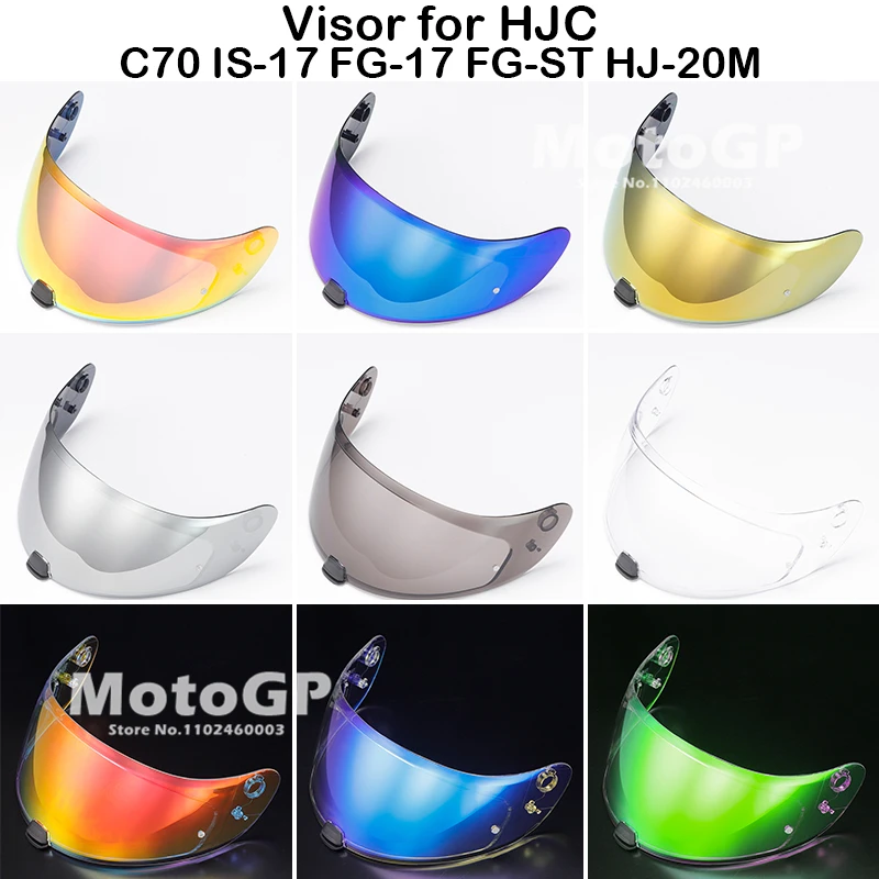 Hj-20M Custodia Per Lenti Per Visiera Per Casco Moto Per Hjc C70 Fg-17 Is-17 Fg-St Hj-20St Accessori Per Casco Antipolvere Anti-Uv Per Casco
