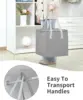 2 Pack Clothes Hanger Organizer Bag-Rigid Storage Containers with Lid for Dustproof 3
