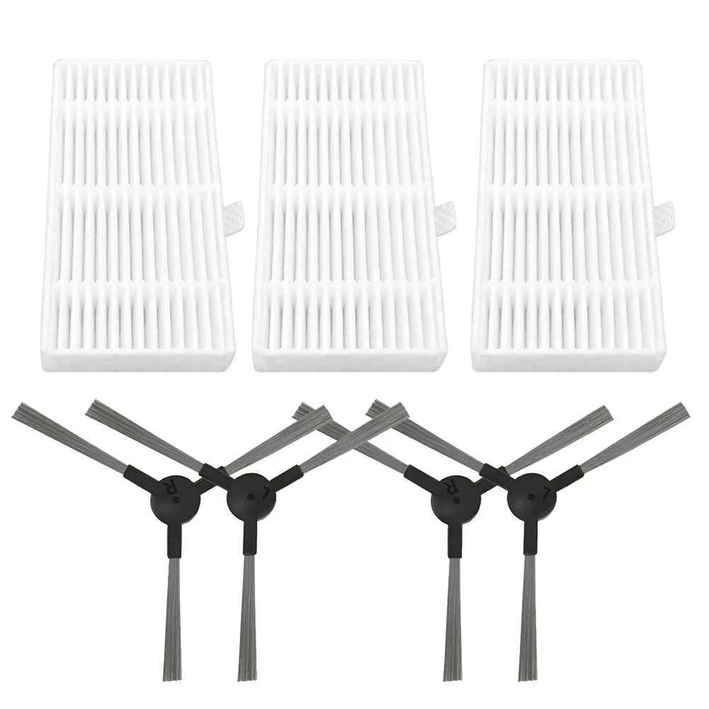 Side Kits Escova Filtro para Cecotec Conga 999 X-treme Aspirador Varrendo Acessórios Robô Peças de Reposição para Casa Conjunto