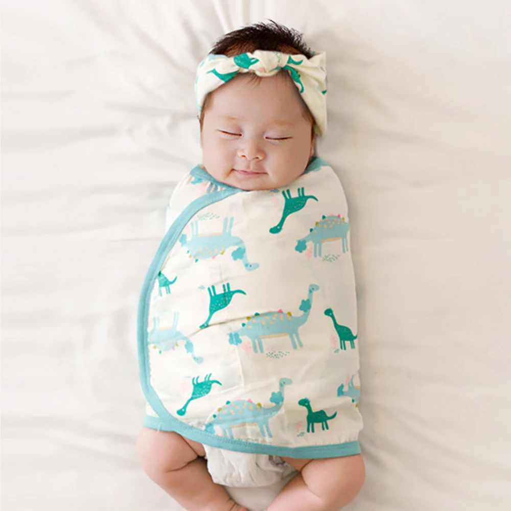 

0-3 Months New Born Baby Sleeping Bags Newborn Swaddle Sleepsack Cocoon Wrap 100% Cotton Swaddling Bedding