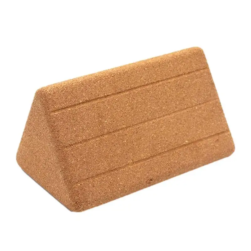 

Yoga Brick Natural Cork Support Yoga Blocks Cork Triangular Brick To Deepen Poses Improve Strength Aid Balance And Flexibility