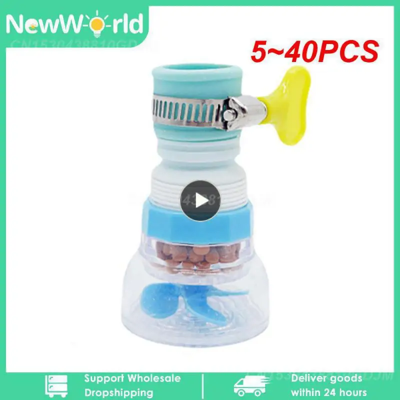 

5~40PCS Faucet Filter360° Rotating Telescopic Sprinkler Healthy Filter Faucet Kitchen Adjustable Anti-splash Faucet Expander