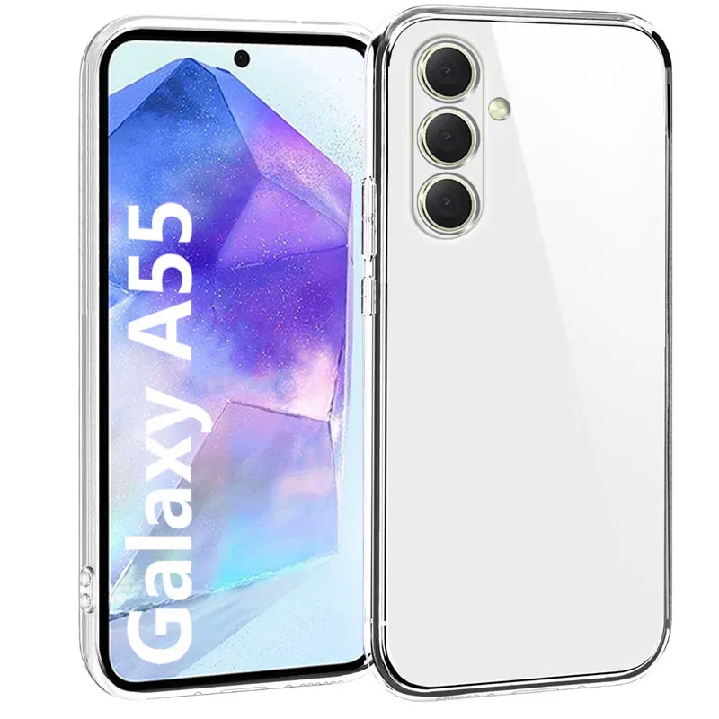 Clear TPU Transparent Slim Silicone Phone Case Cover