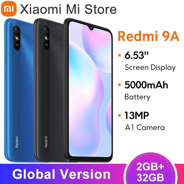 Xiaomi-Redmi 9a携帯電話,6.53インチ画面,スマートフォン,2Gbおよび ...