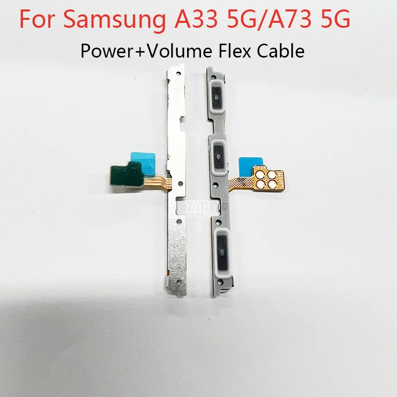 

New Power On Off Volume Side Button Key Flex Cable For Samsung Galaxy A33 A53 A73 5G A536B Replacement Parts