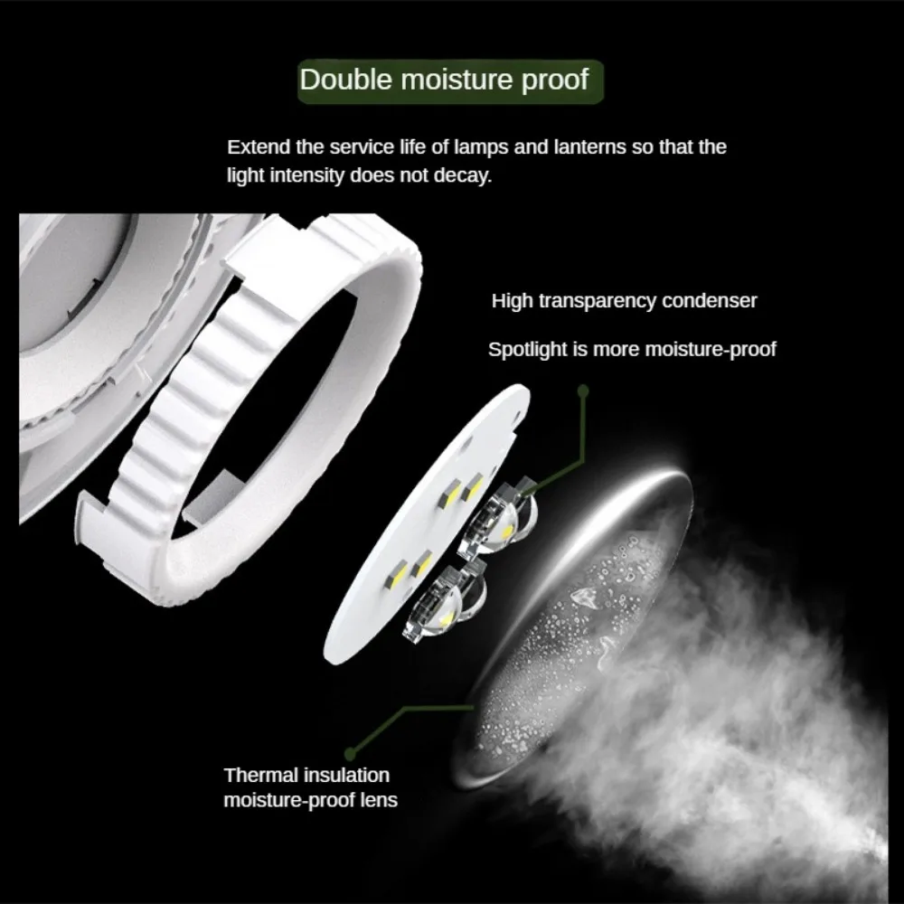Plant Growth Lamp for Indoor Plant, LED Grow Light, Black/White ,Micro Landscape, Succulent,Moss, Miniature Gardening