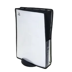 Transparent Vertical Dust Cover for PS5 - Protective TPU Anti - Scratch Shell (Clear)