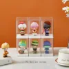 For Pop Mart Box Storage Display Stand Acrylic Figure Display Box Dustproof Model Collection Cabinet Building Block Model Clear 3