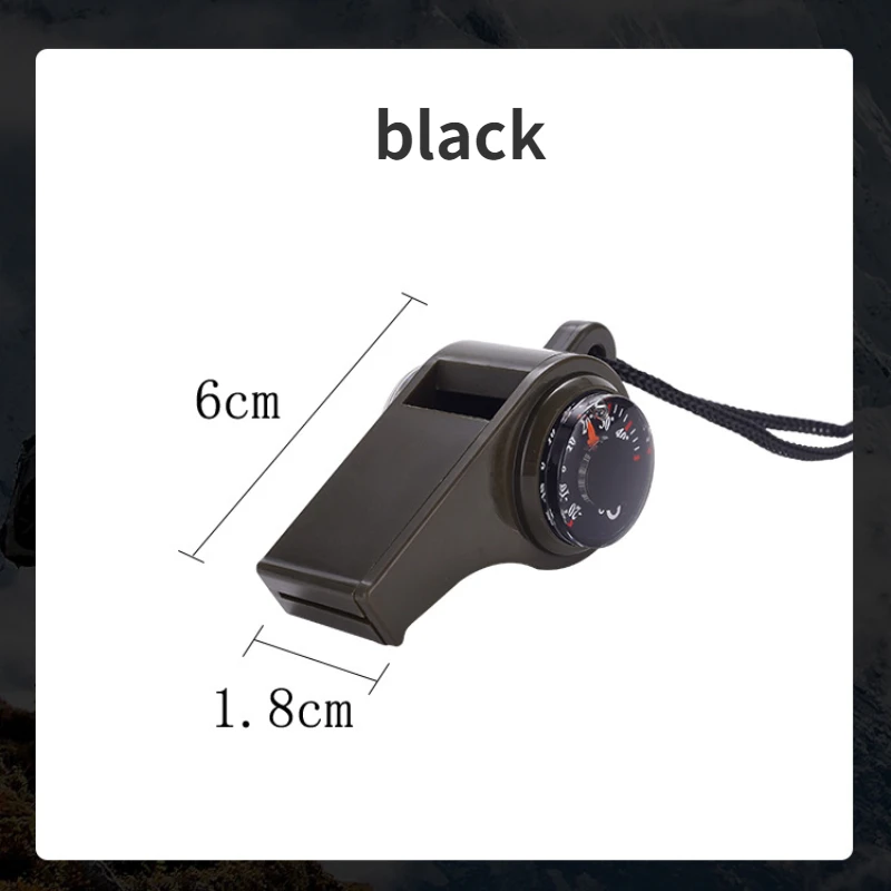 3-in-1 Survival Whistle Keychain 6