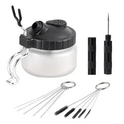 Enhanced Airbrush Cleaning Kit with Holder and Brushes (Set 2)