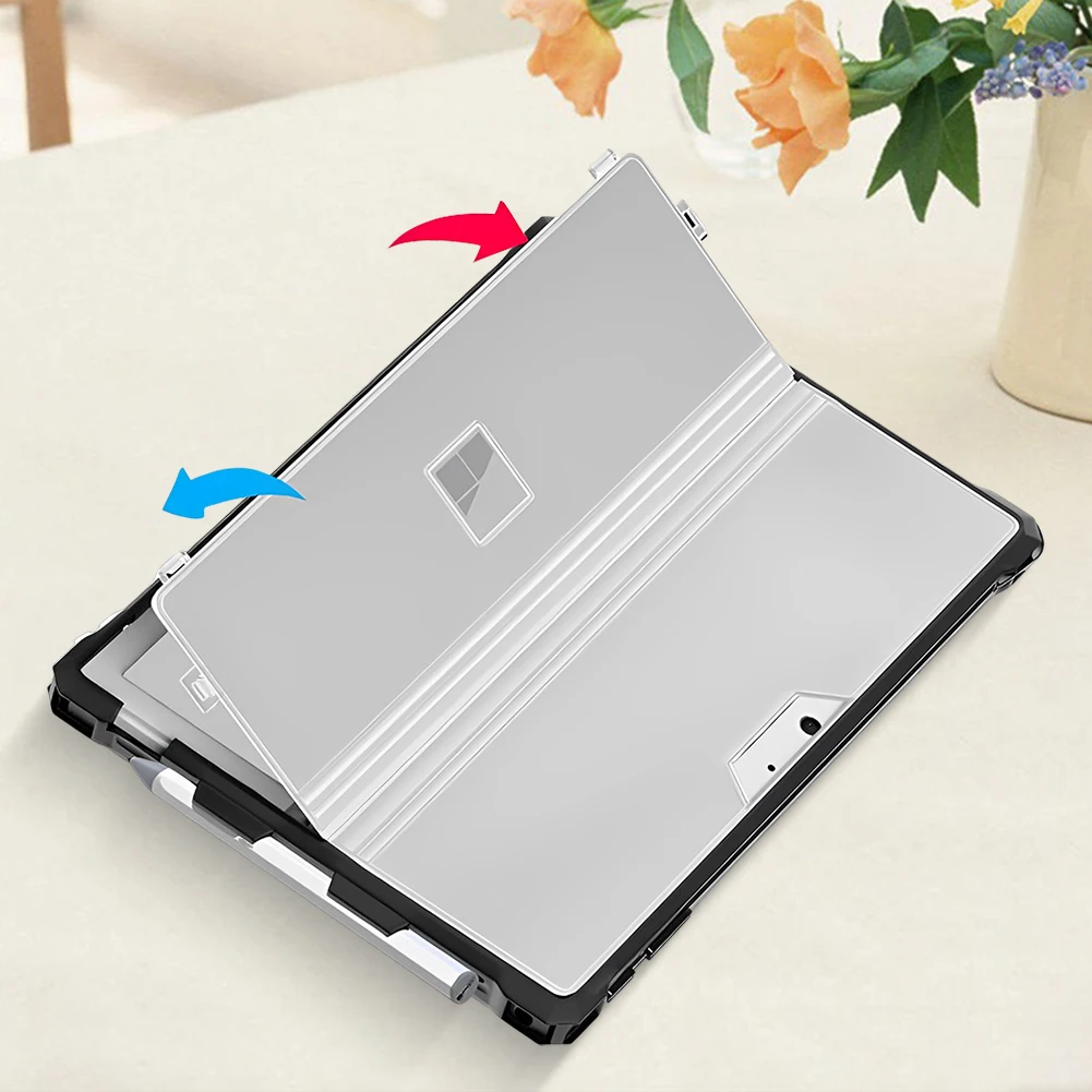 Versatile Case for Microsoft Surface Pro with Type Cover Keyboard Compatibility