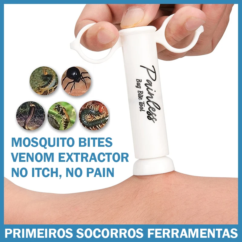 

Outdoor Emergency Bee Wasp Bedbug Sting Sucker Natural Detoxification First Aid Safety Tool Insect Sting Sucker