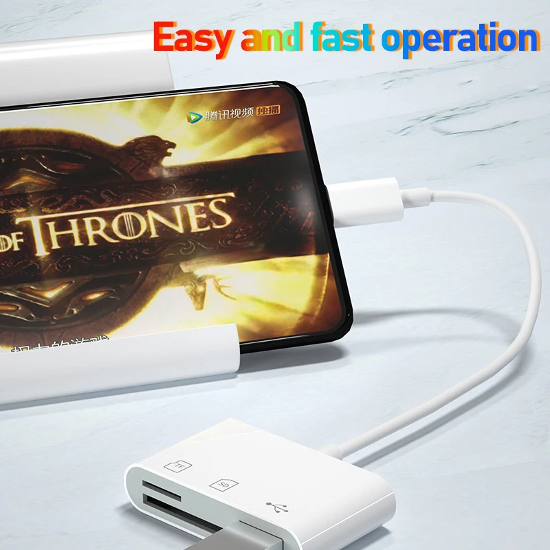 OTG Adapter HDMI mm Jack SD TF Lightning USB-C HUB Docking