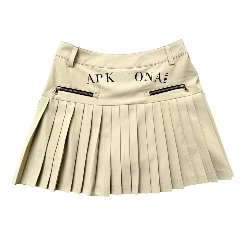 Women's Golf Outdoor Quick drying Sports Shorts Inner Interlining Skirt Slimming Casual Slim pleated Skirt Spring/Summer