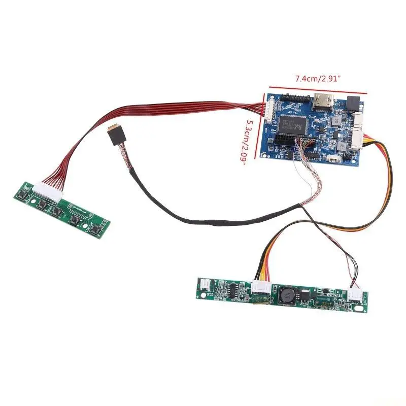 B03F LCD 컨트롤러 보드 7-42 인치 Lvds Lcd 화면에 적합한 30 핀 LCD 패널