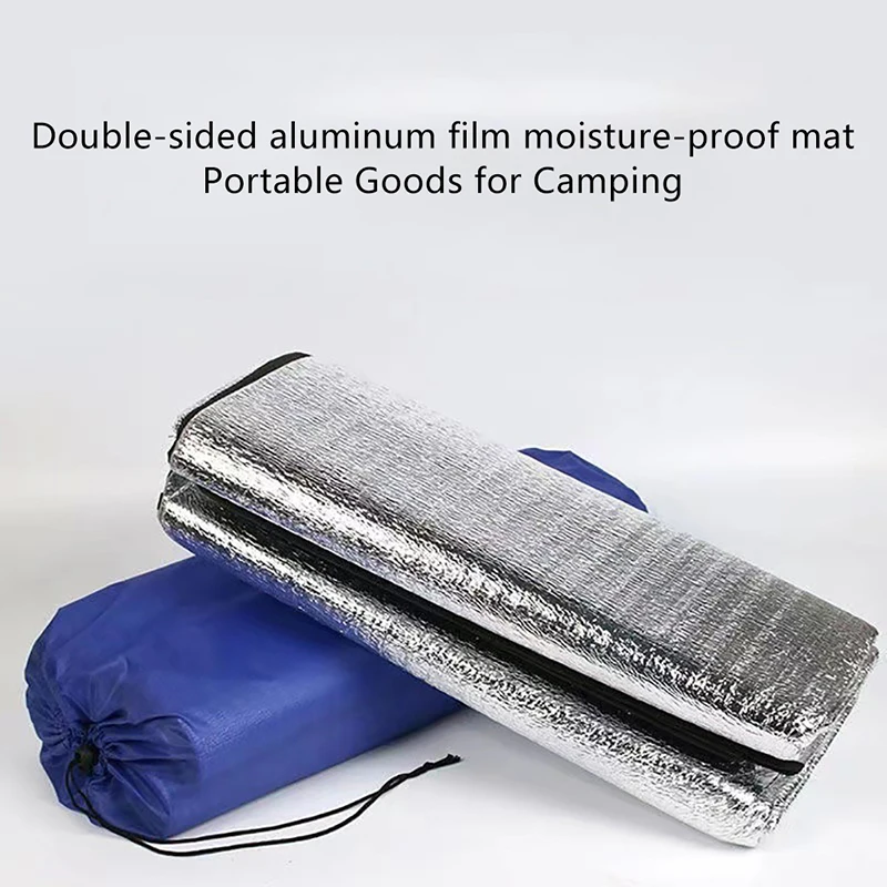 Waterproof Ground Mat Camping Double Sided Aluminium Foil Outdoor