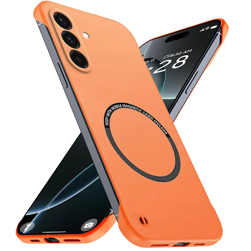 Rahmenlose, ultradünne Schutzhüllen für Samsung Galaxy A37 A57 SamsungA37 SamsungA57 Magnetische, kabellose Ladehüllen mit Skin-Feel-Oberfläche