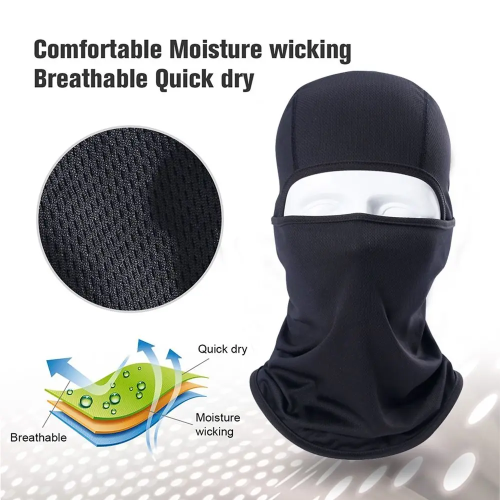 Männer Frauen Caps Radfahren Balaclava Full Face Ski Abdeckung Fahrrad Hut Winddicht Atmungsaktiv Anti-Uv Motocross Motorrad Helm Liner – Detail 12