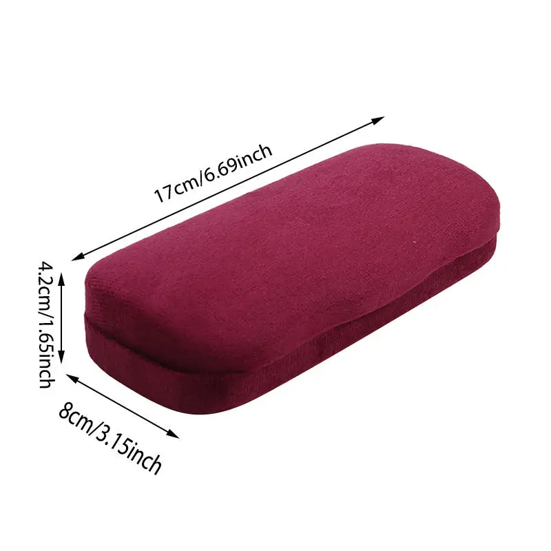 Velvet Metal Hard Shell Glasses Case Prevent Scratches Work and Study Essential Glasses Storage Box Eyewear Accessories