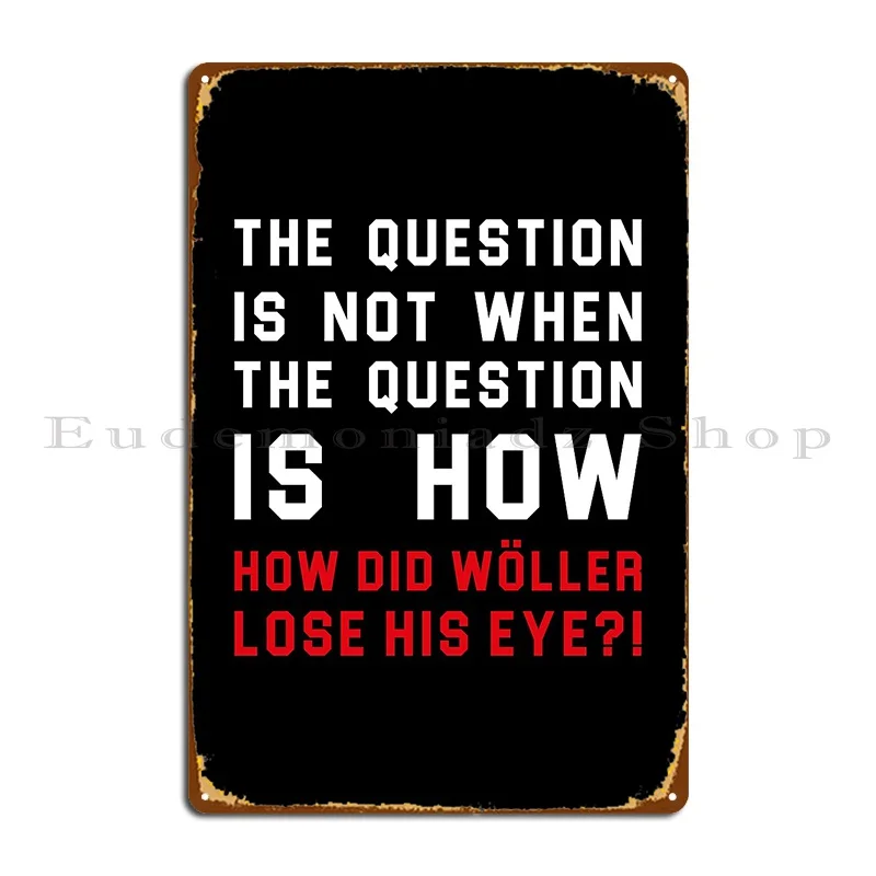 

Вопрос в том, как металлическая табличка, Клубная стена, семейный постер с рисунком