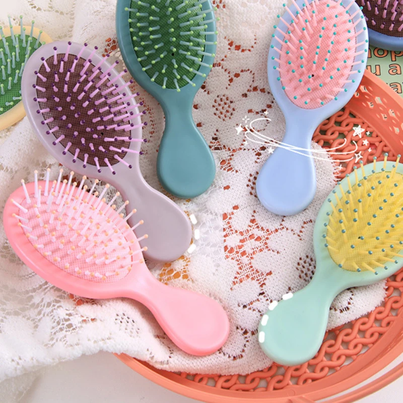 

Cute Simple Airbag Comb Mini Travel Portable Anti-static Air Cushion Massage Hair Comb Hairdressing Personality Combs Tool