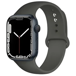 Premium Silicone Smartwatch Strap - Durable and Comfortable Design - 42 44 45 49 - 46mm S - M (26 Sport Grey)