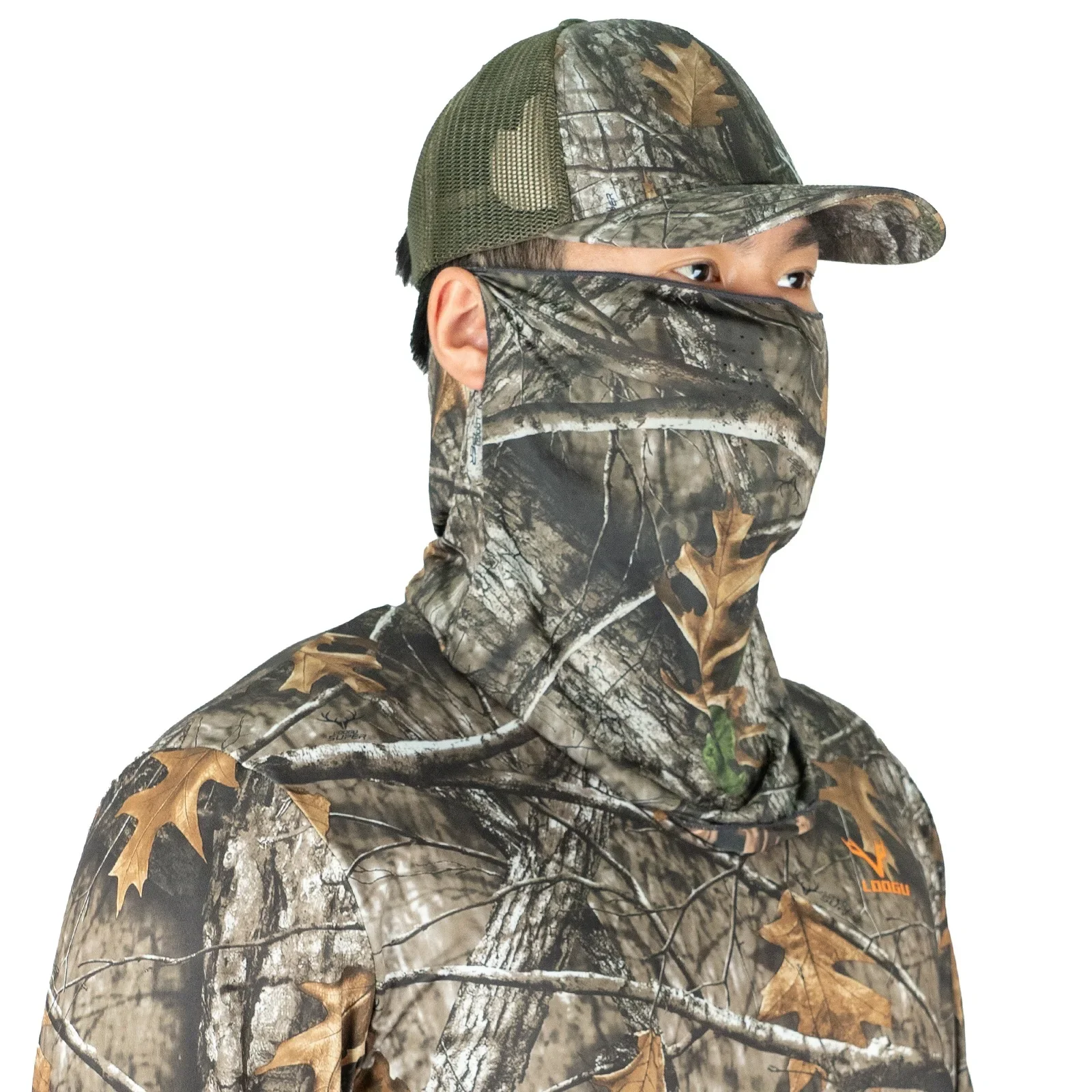 Ghillie Suit Set Man Autumn Camouflage Hunting Apparel Accessories Breathable Ice Silk Arm Sleeves Gloves