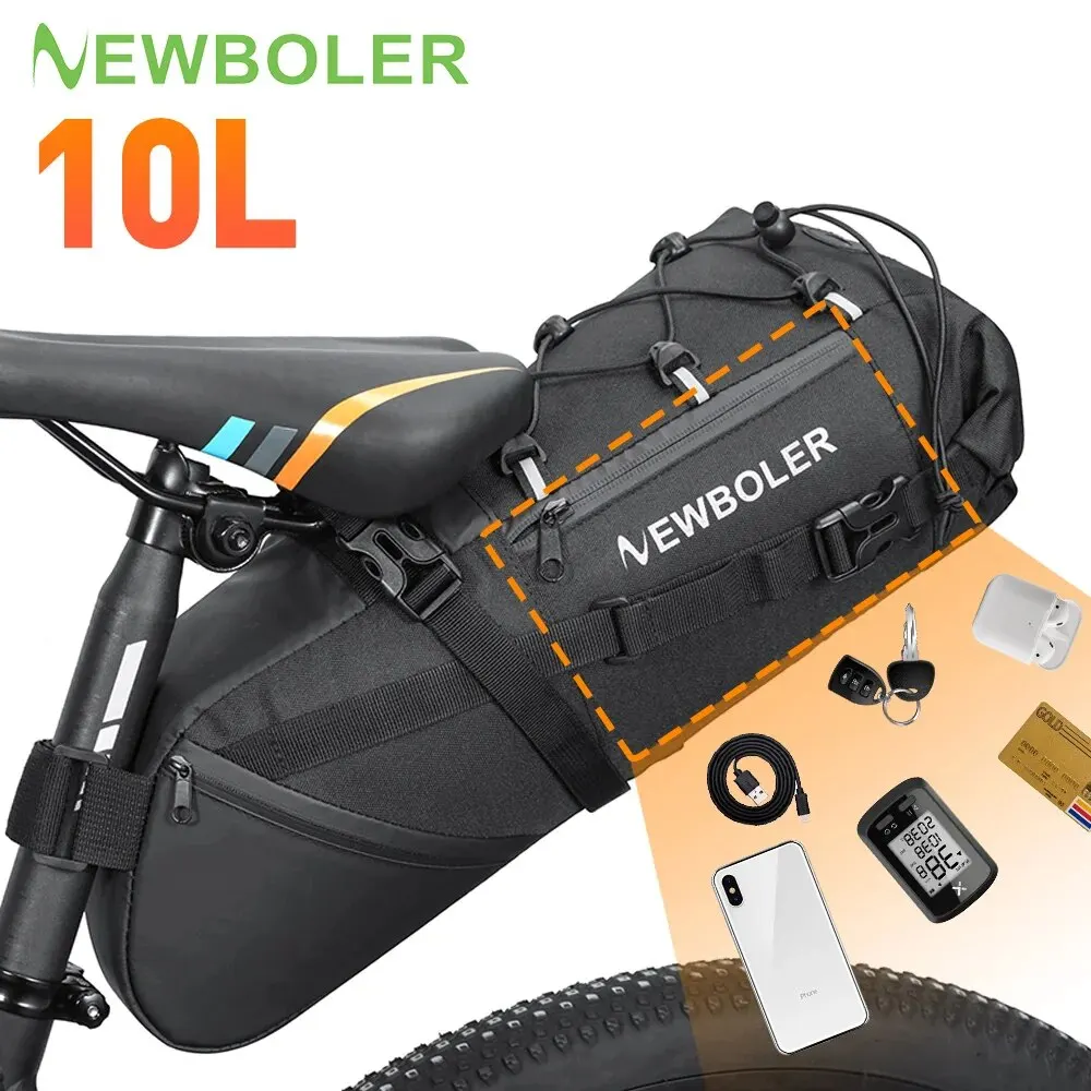 thumbnail image 2 of Bicycle Panniers For Rear Rack,Detachable Bike Rear Saddle Bag Ycle 2 of 12