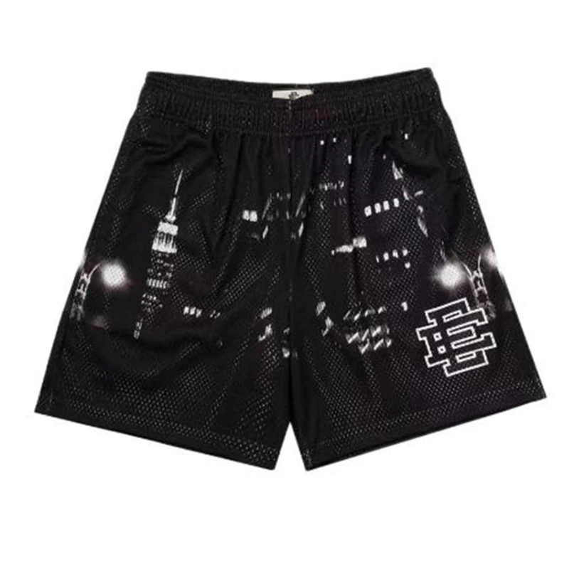 Eric Emanuel EE New Basic Short NEW YORK CITY SKYLINE 2024 New Fitness Sports Shorts Men's Gym Breathable Casual Sports Shorts 3