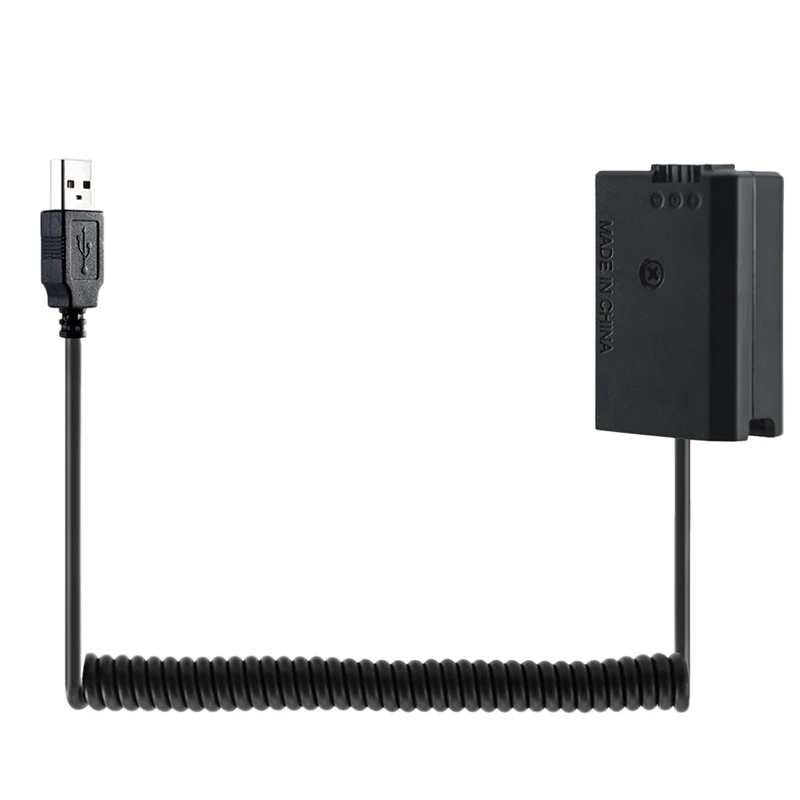 NP-FW50 더미 배터리 스프링 USB 충전 케이블 부품, A7 A7R A7S A7M A7II A7S2 A7M2 A7R2 A6500 A6300 DC 커플러