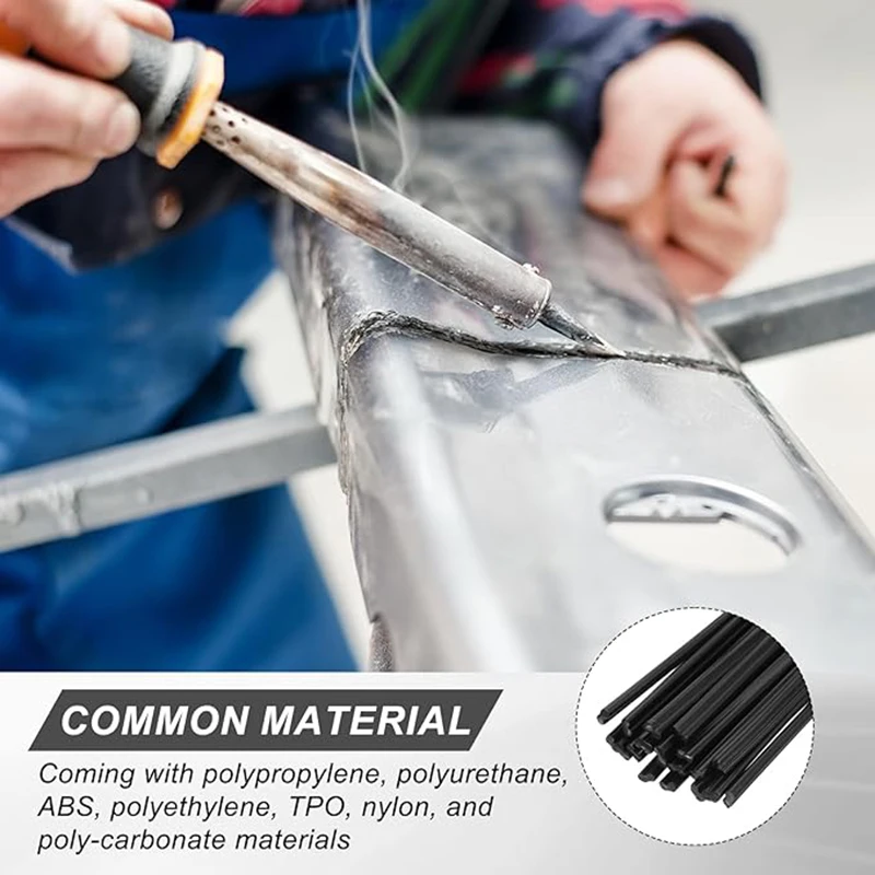 Premium PP Plastic Welding Rod Kit for Durable Repairs - 250mm Length, 5x2mm