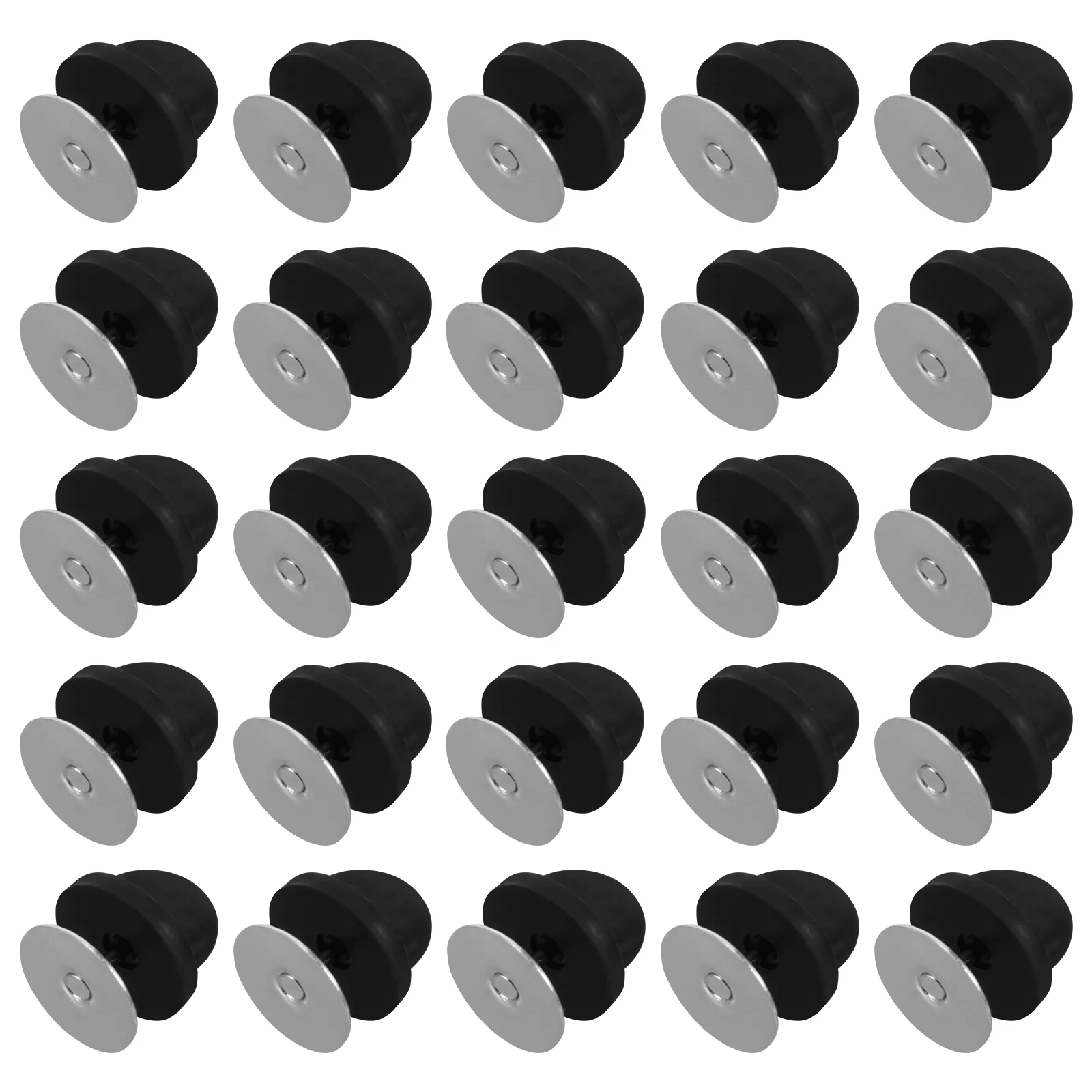 

50 Sets Black Ties Butterfly Hat Fashionable Clutch Pins Badge Multipurpose Backs Creative Lapel Clothes Buckles Thorn Horse